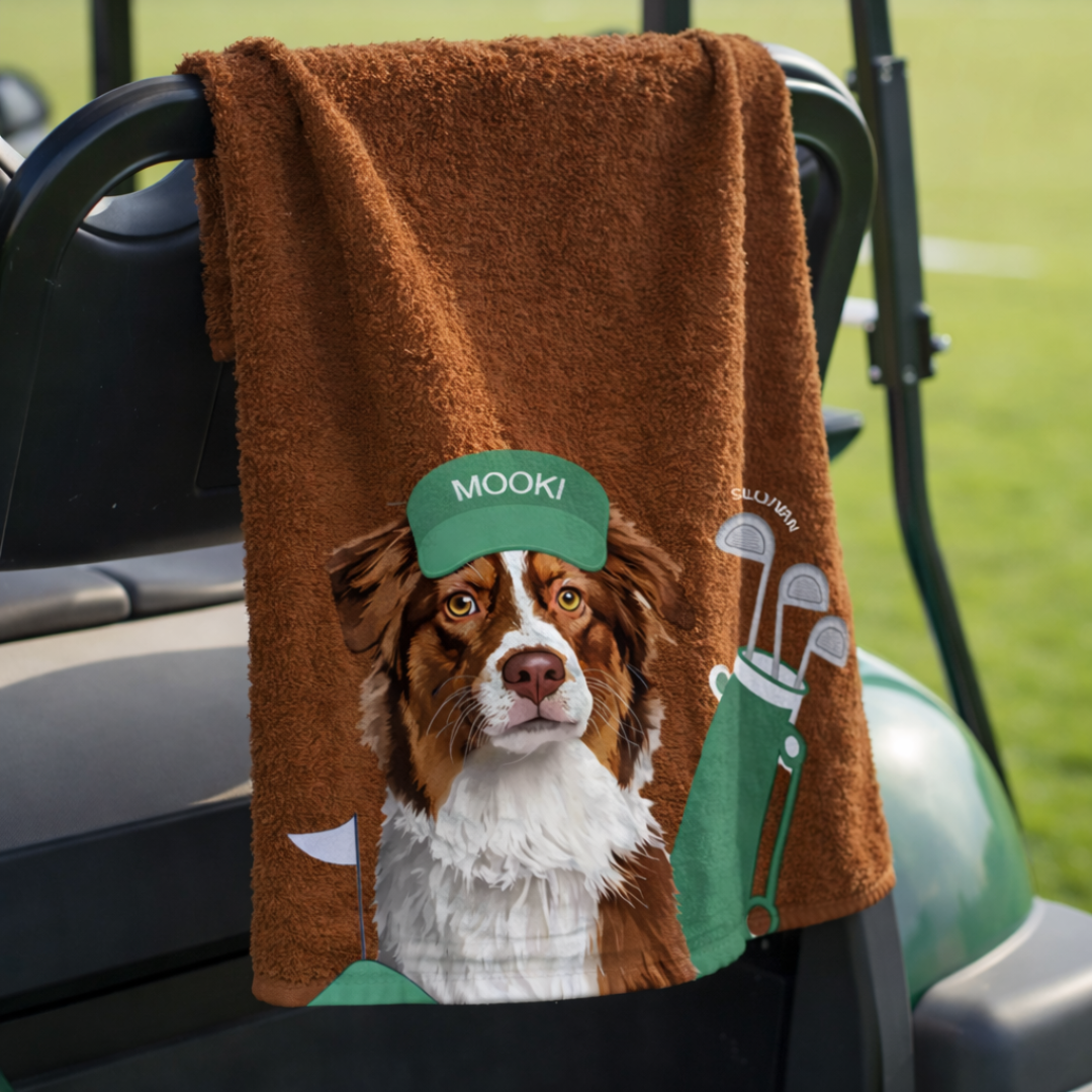 PawCaddie™ Personalized Pet Golf Towel
