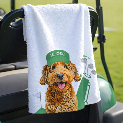 PawCaddie™ Personalized Pet Golf Towel